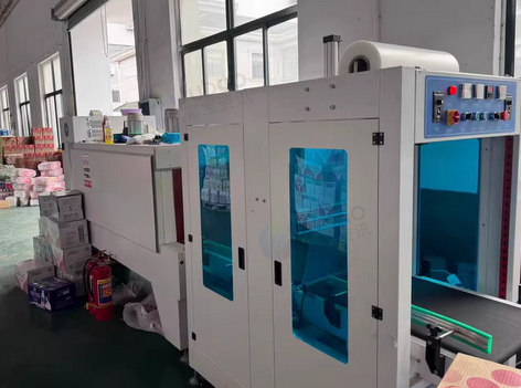 上海地区处理全自动热缩膜包装机袖口套膜机