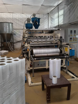 聊城地区处理自用18年昌龙兴高速薄膜复卷机 自动缠绕膜机