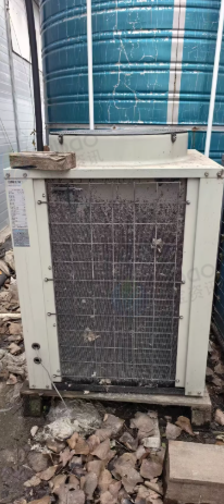 青岛地区处理2台空气源热泵热水机组