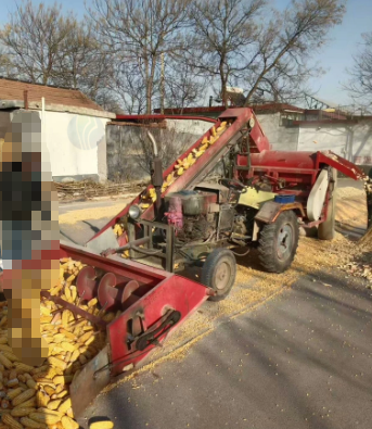 潍坊地区个人处理全套双筒玉米脱粒机