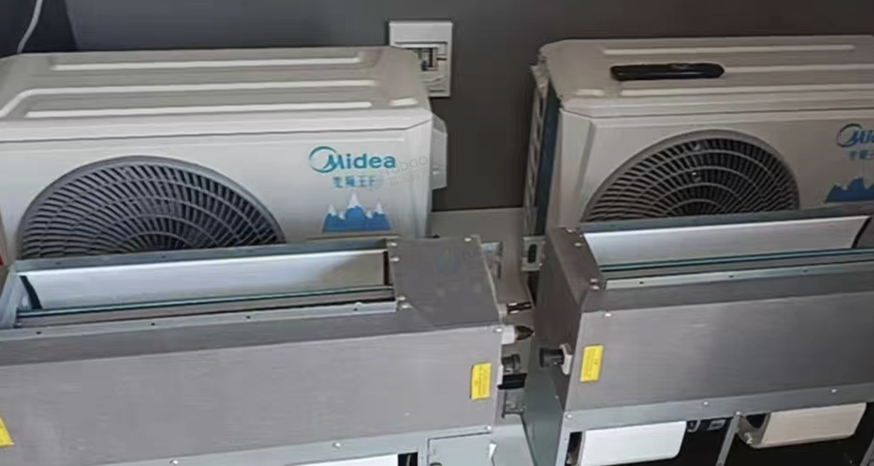 河源地区处理2台美的1.5匹风管机