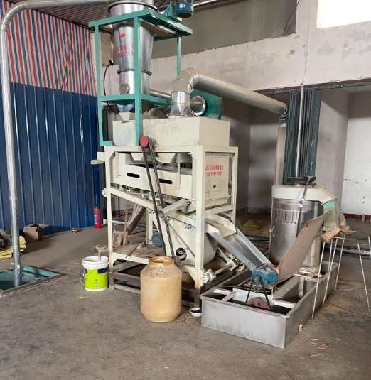 济宁地区工厂处理5组面粉机+清粮机+洗麦机一套