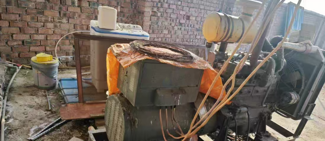 衡阳地区养殖场处理一百个千瓦的柴油机