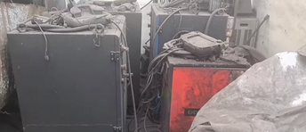 沧州地区处理8公斤机器人、100吨冲床、上料机、150数控车床、不锈钢输送链板整套