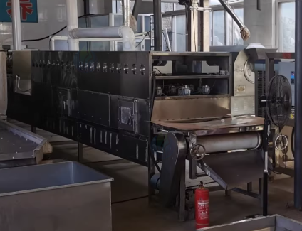 青岛地区工厂处理微波生产线 30千瓦红外线烘干设备