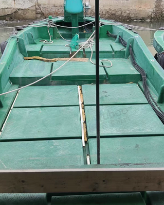 北海地区处理绿色渔船