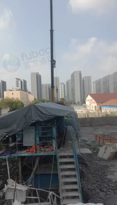 上海地区工地处理500平方高架子压滤机