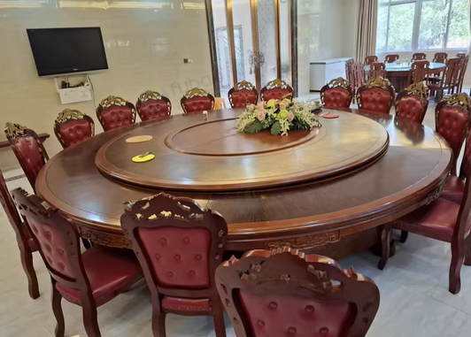 厦门地区处理电动大圆桌一套