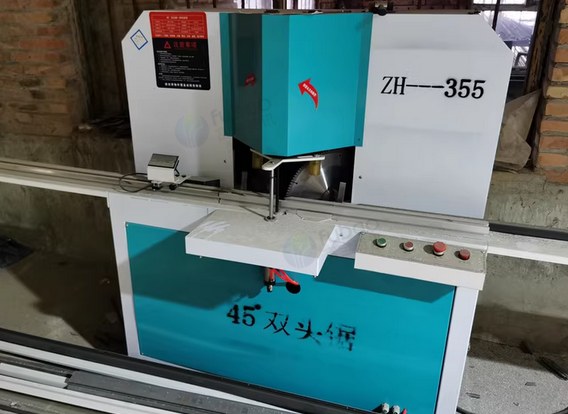 衡水地区工厂处理45度双头锯切角机