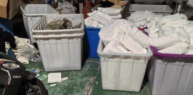 南通地区工厂处理服装设备一批