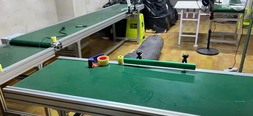 钦州地区公司处理直播间流水线输送带等