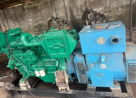 北海地区处理船用发动机组