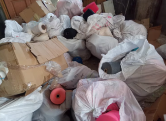 青岛地区工厂处理1批棉纱 纱线