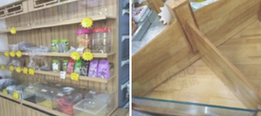 赣州地区个人处理几十组超市靠墙单边货架