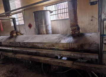 临沂地区食品厂处理油炸生产线