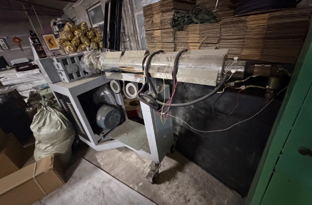 长春地区工厂处理单螺杆挤出机全套设备