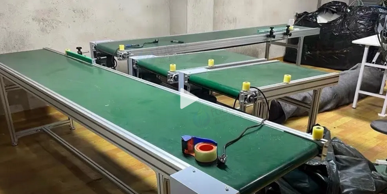 钦州地区公司处理直播间流水线输送带等