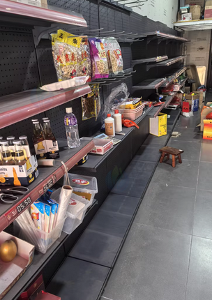 莆田地区处理便利店货架