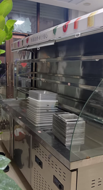 佳木斯地区处理2.5米麻辣烫展示柜