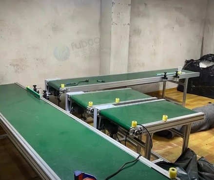 钦州地区公司处理直播间流水线输送带等