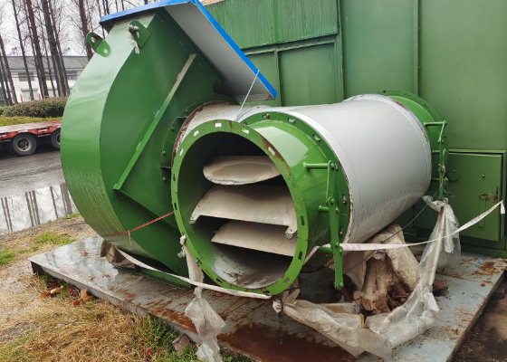 徐州地区工厂处理山东金陵机械厂热风锅炉一套