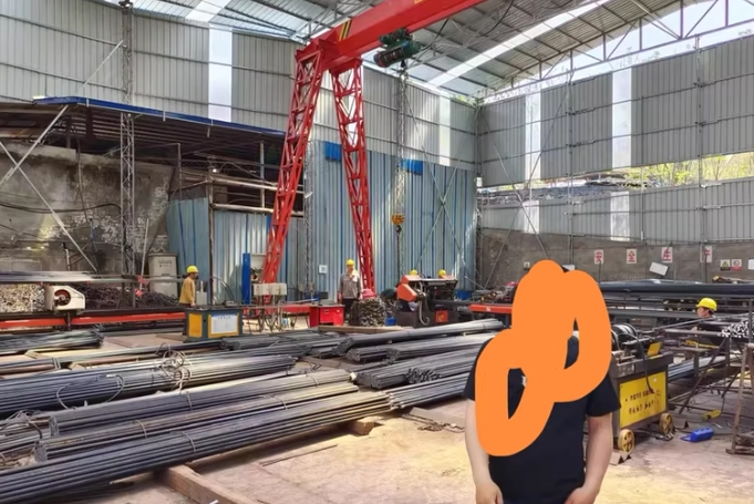 乐山地区处理工地剩余10吨龙门吊