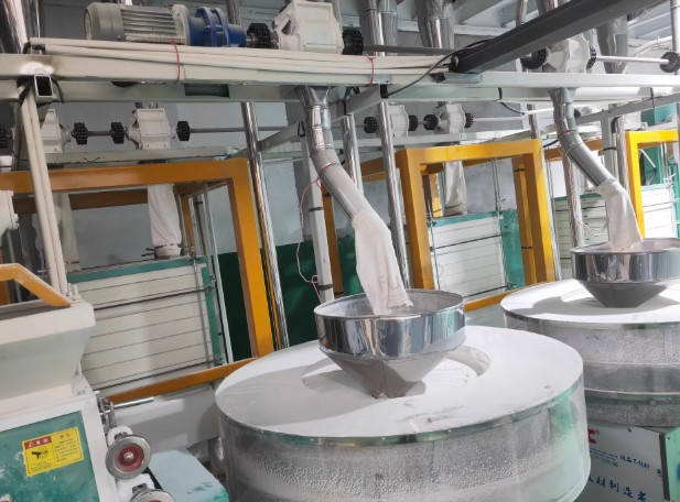 潍坊市地区工厂处理石磨面粉机械