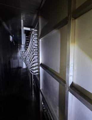 北京地区处理一吨平网速冻隧道