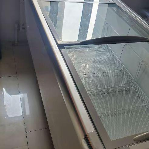 包头地区处理冷风柜、切片机、锯骨头机、2米商用冷柜、30组货架、收银系统等