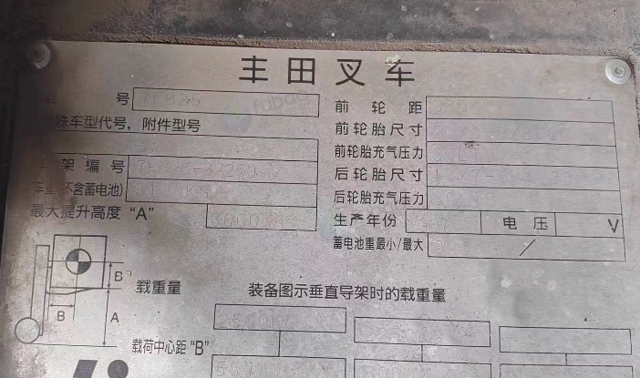 昆明市地区处理丰田叉车