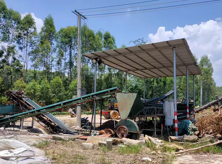 贵港市地区处理12米脱皮机、破碎机等设备