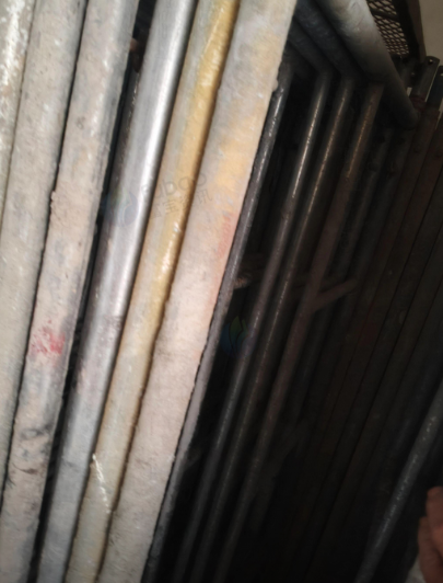 恩施地区处理1批施工脚手架