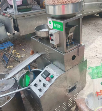 丹东市地区处理移动式炸花生油机