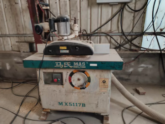 临沂市地区处理强力四面木工刨床 马氏立式单轴木工铣床 MJ6218木工大锯