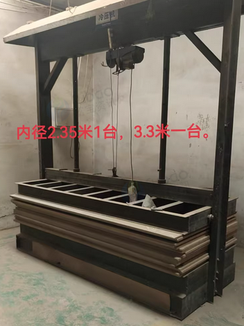 石家庄市地区处理做木门冷压机2台