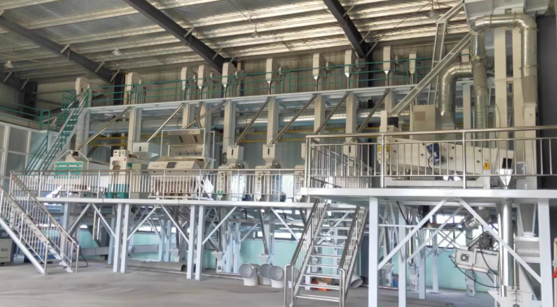 南通市地区工厂处理大米加工设备一套