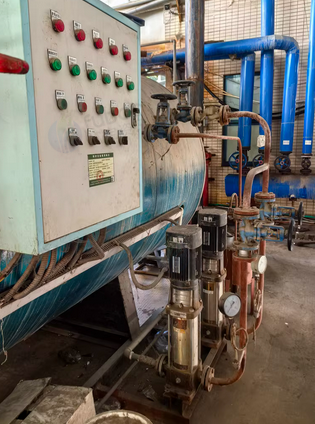 泉州市地区处理广州天鹿WNS湿背全自动燃油气蒸汽锅炉