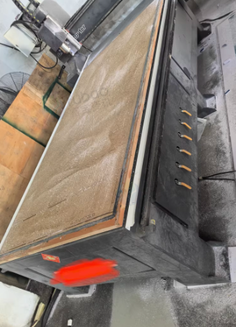 临沂市地区更新设备处理2台雕刻机