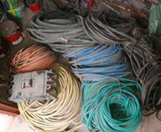 昆明市地区处理钢筋调直切断机、三相电切割机、电焊机、电缆