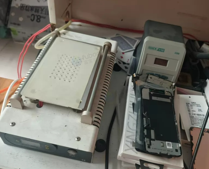 平顶山市地区处理修手机工具全套，压屏机、加热台等