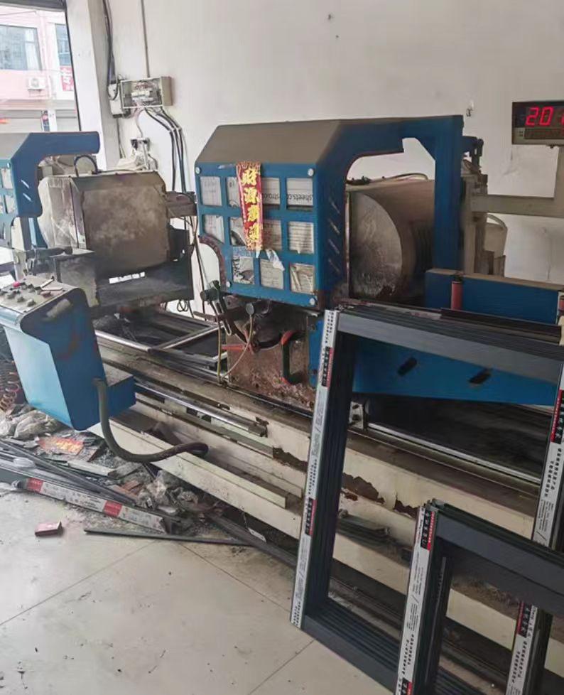 周口市地区处理双头锯、切割机、组立机、矫正机等断桥铝门窗设备