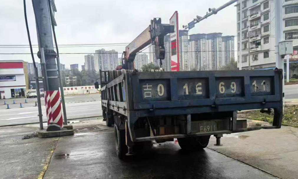 邵阳地区处理农机牌照随车吊