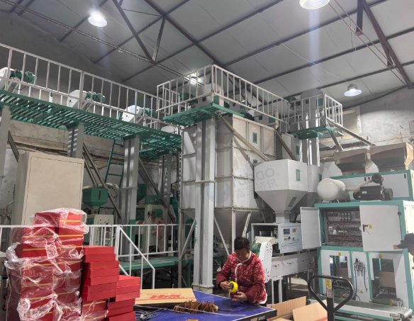 淮安市地区工厂处理碾米全套设备+冷库空调机