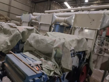 邢台市地区处理三台铺网机三台梳棉机一台小型抓棉机