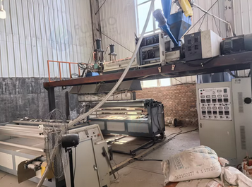 廊坊市地区处理2米双层双螺杆气泡膜机器