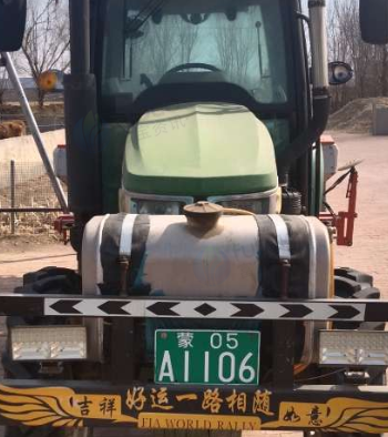 通辽市地区处理天拖迪尔带四行轻免耕机