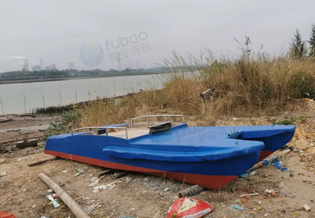 钦州市地区处理玻璃钢白泡长轴双体船