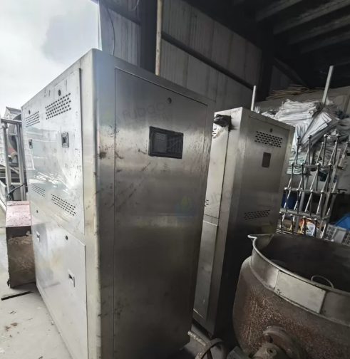 南通市地区处理食品加工设备一批、螺旋漂烫机、常温水预冷机、冰水冷却机等