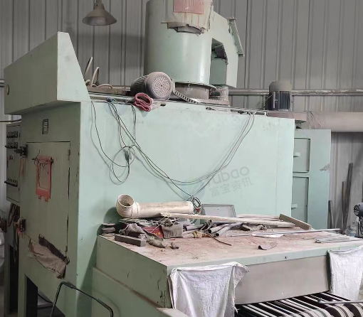 肇庆市地区闲置处理自动输送喷砂机