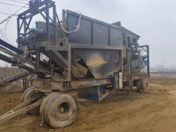 临沂地区处理移动螺旋洗石子洗沙机 三排水轮